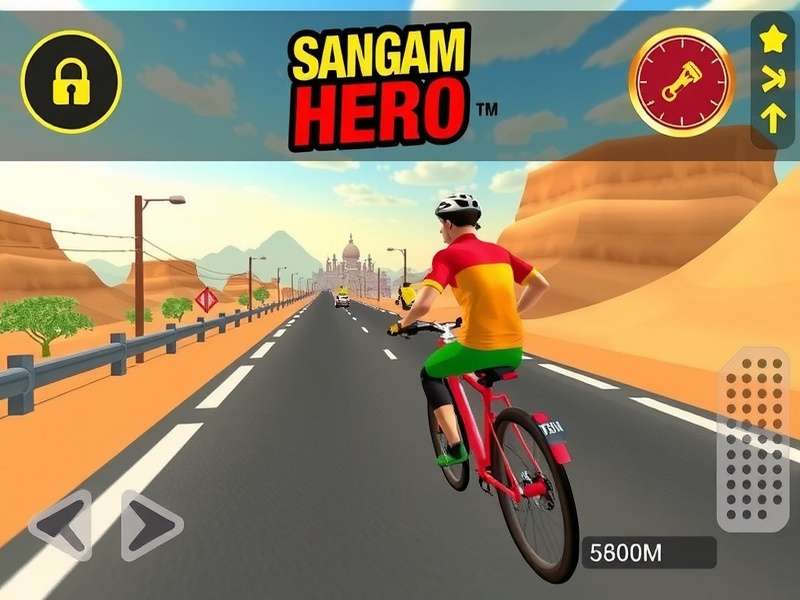 Sangam Cycling Hero character customization options